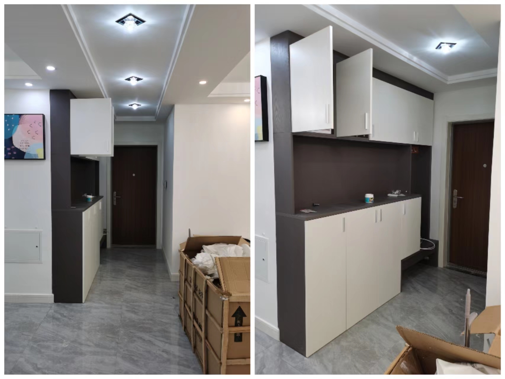 进门走廊鞋柜装修